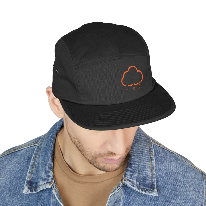 ACEND Streetwear — Embroidered Infrared cloud 5-Panel Cap