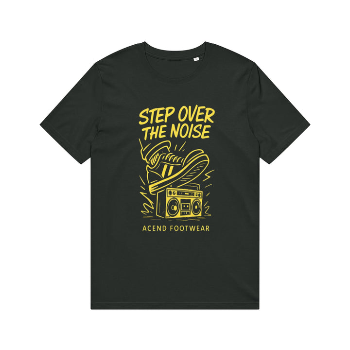 Step Over The Noise Graphic Tee — Acend Footwear Sneaker &amp; Boombox Shirt