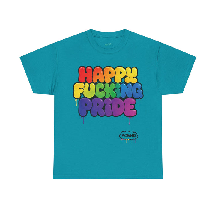 ACEND Streetwear  - Happy F*cking Pride Rainbow Tee
