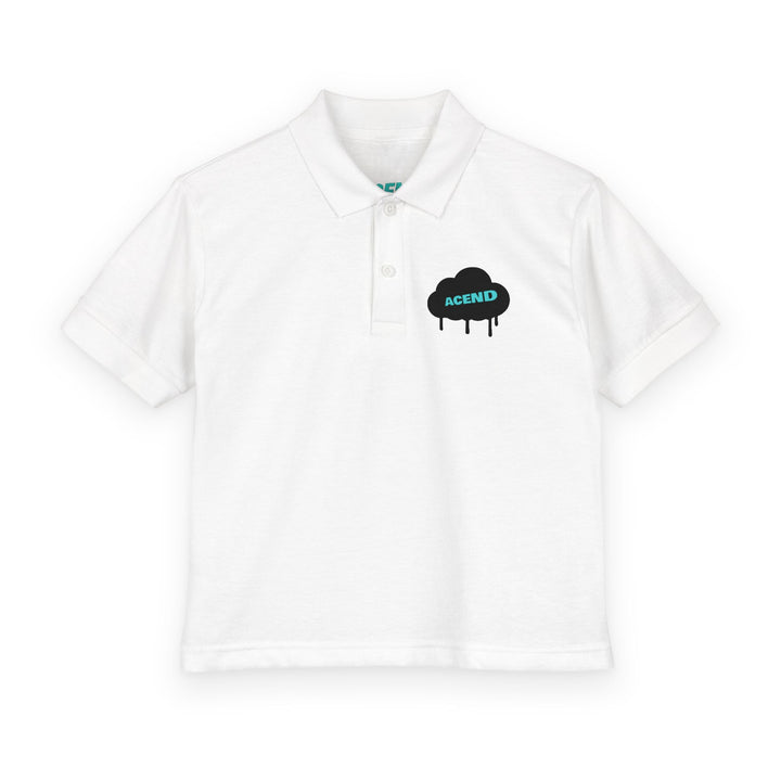 ACEND Kids  - Cloud Logo Polo Youth DryBlend®