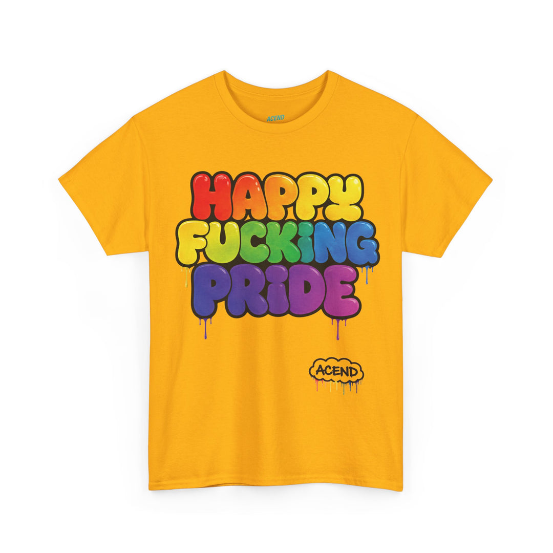 ACEND Streetwear  - Happy F*cking Pride Rainbow Tee