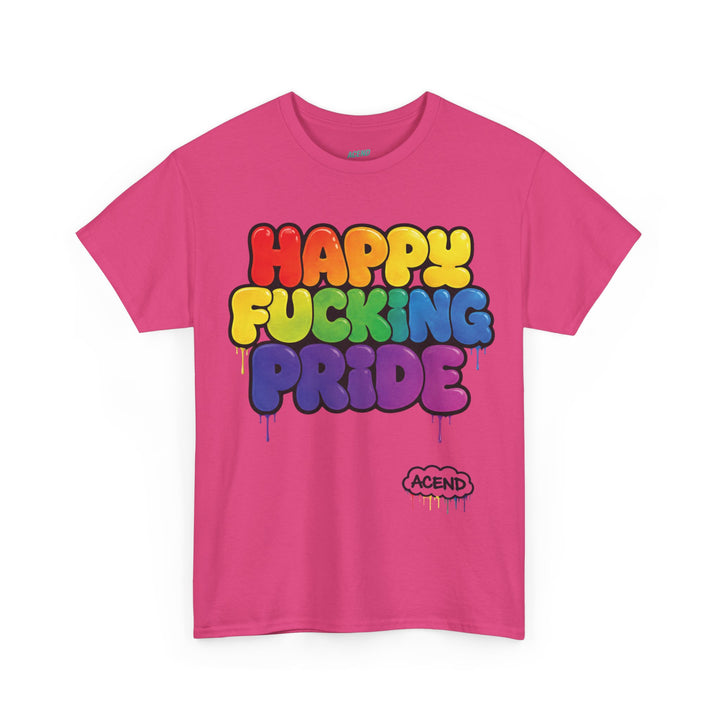 ACEND Streetwear  - Happy F*cking Pride Rainbow Tee