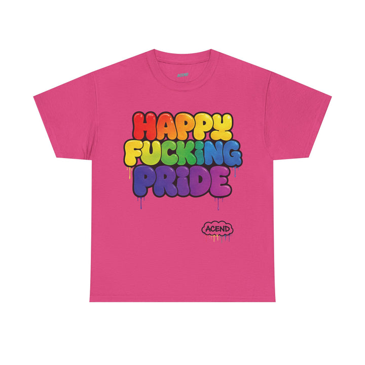 ACEND Streetwear  - Happy F*cking Pride Rainbow Tee
