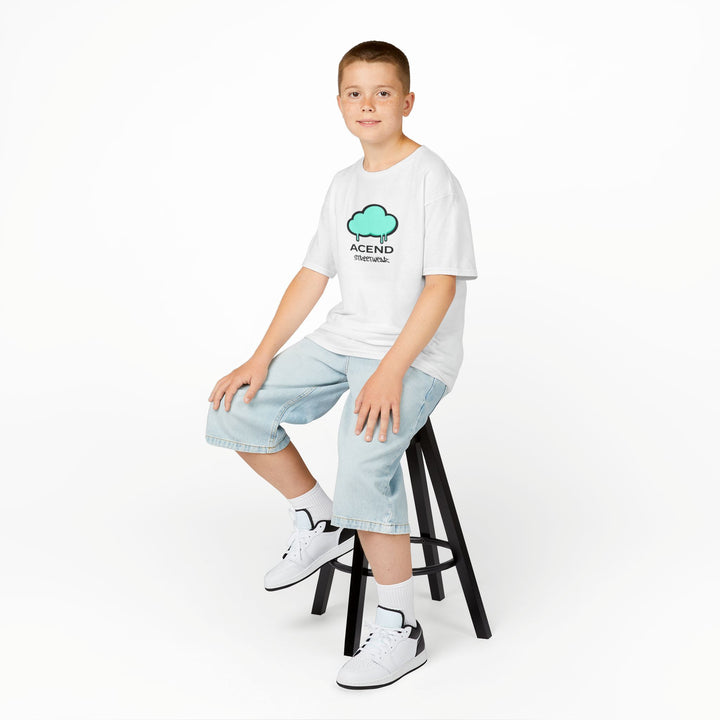 ACEND Kids — Drippy Cloud Logo Tee