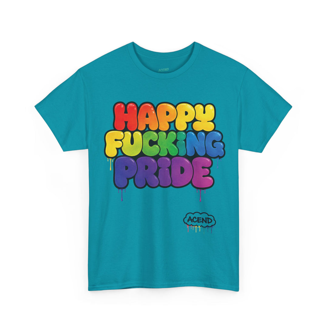 ACEND Streetwear  - Happy F*cking Pride Rainbow Tee