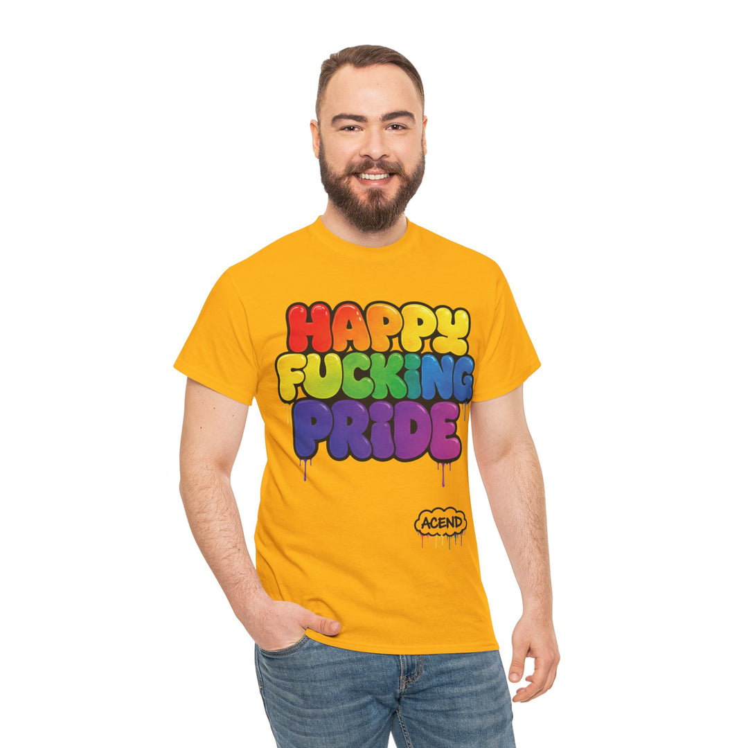 ACEND Streetwear  - Happy F*cking Pride Rainbow Tee