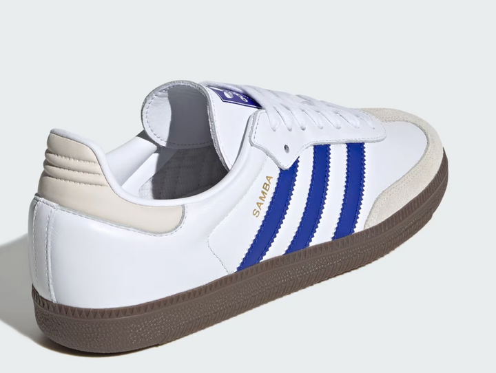Adidas Samba OG – Cloud White / Lucid Blue / Gum