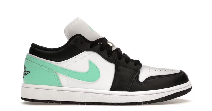 Air Jordan 1 Low 'White/Black/Green Glow'