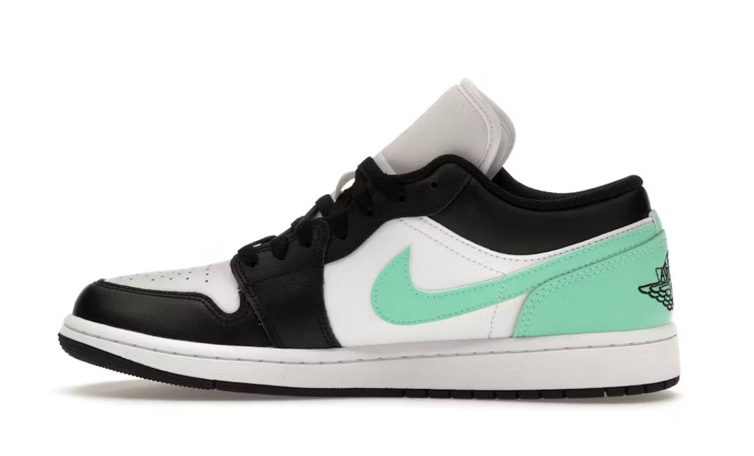 Air Jordan 1 Low 'White/Black/Green Glow'